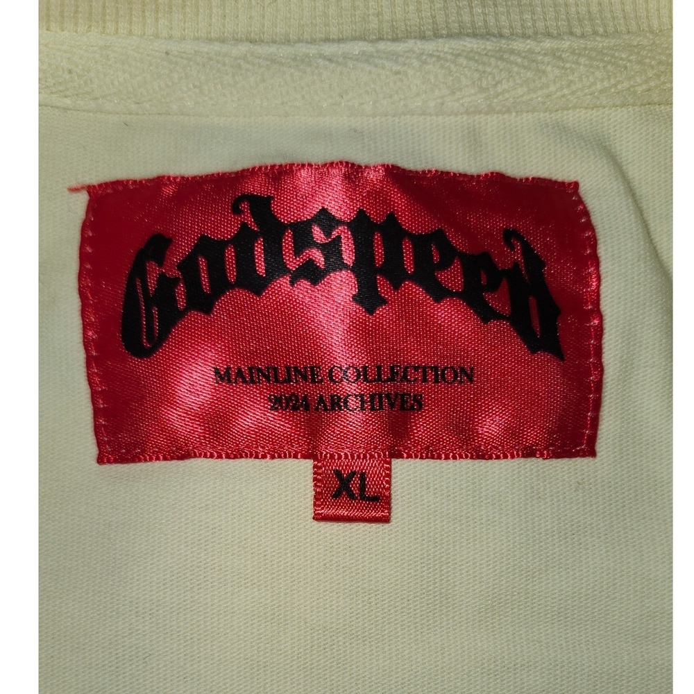 Godspeed Mainline Collection 2094 Archives Mens XL‎ Graphic T Shirt Skull Roses - Picture 2 of 3